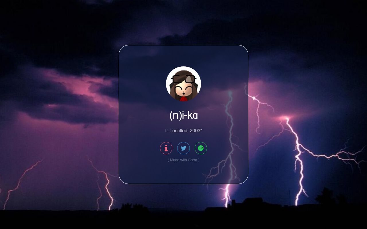 Carrd profile picture for @nike
